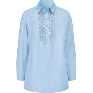 Dames Comfortabele blouse in lichtblauw