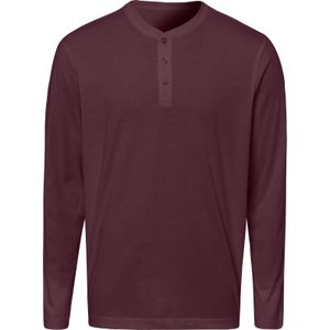 Heren Shirt met lange mouwen in bordeaux