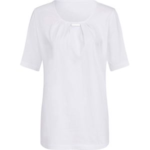 Dames Shirt met korte mouwen in wit