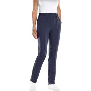 Stretchbroeken - Marine - 80% Polyester 16% Viscose 4% Elastaan