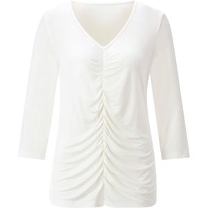 Dames Shirt met 3/4-mouw in ecru