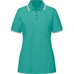 Dames Poloshirt in smaragdgroen