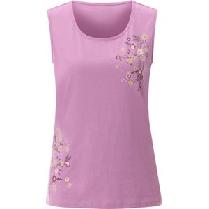 Dames Shirttop in orchidee/roze