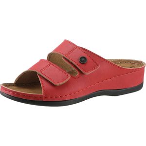 Dames slippers in rood