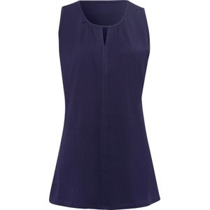 Dames shirttop in nachtblauw