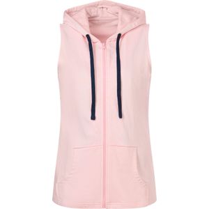 Dames Sweatvest in lichtroze