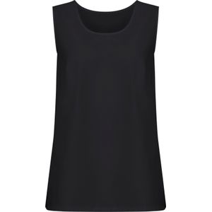 Unikleur Blousetop - Zwart - 100% Polyester