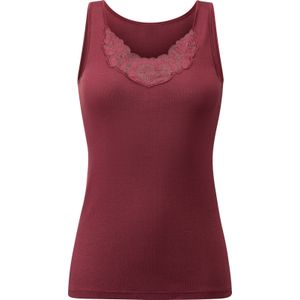 Dames Hemd in bordeaux