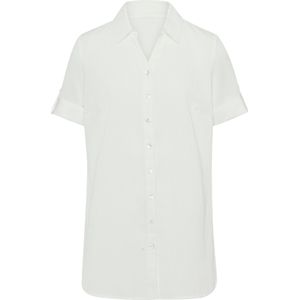 Dames Longline Blouse - Wit