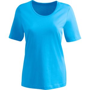 T-shirt - Turquoise - 100% Katoen