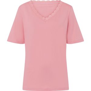 Dames Shirt met korte mouwen in rozenkwarts