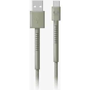 Fresh 'n Rebel USB to USB-C Dried Green - Kabel - Voor apparaten met USB-C-aansluiting