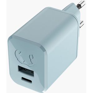 Fresh 'n Rebel - USB + USB-C Mini Charger 45W PD - Dusky Blue - Artikelnummer: 8720249804253