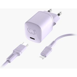 Fresh 'n Rebel - USB-C Mini Charger 20W PD + Lightning - Dreamy Lilac - Artikelnummer: 8720249804116