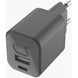 Fresh 'n Rebel - USB + USB-C Mini Charger 30W PD - Storm Grey - Artikelnummer: 8720249804239