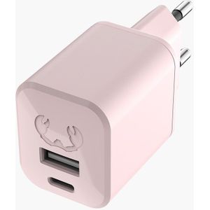 Fresh 'n Rebel - USB + USB-C Mini Charger 30W PD - Smokey Pink - Artikelnummer: 8720249804185