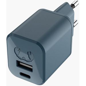 Fresh 'n Rebel - USB + USB-C Mini Charger 30W PD - Dusky Blue - Artikelnummer: 8720249804208