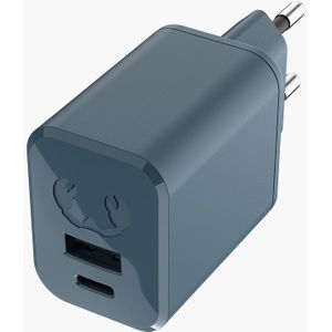 Fresh 'n Rebel - USB + USB-C Mini Charger 45W PD - Dusky Blue - Artikelnummer: 8720249804284