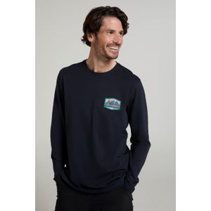 Mountain Badge Herren T-Shirt - Marineblau