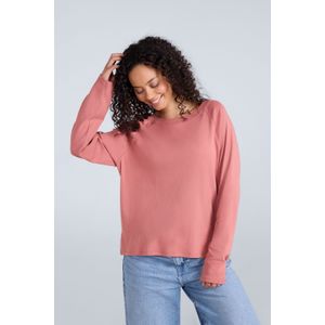 Ashleigh Langärmliges T-Shirt für Damen - Dunkel-Pink