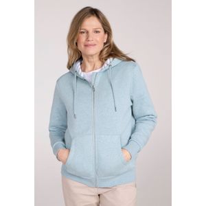 Penzance Kapuzenpullover mit Reißverschluss für Damen - Grün