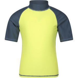 Kinder Kurzarm Badeshirt - Hell Grau