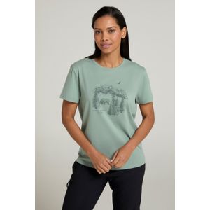 Forest Bear Lockeres Damen T-Shirt - Khaki