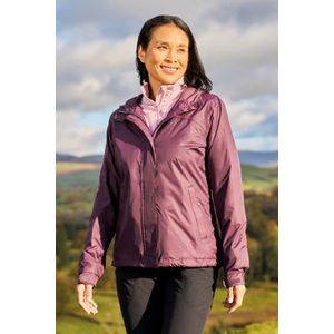 Torrent Leichte Wasserdichte Damenjacke - Dunkel Lila