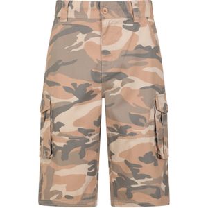 Camouflage Herren Cargo-Shorts - Braun