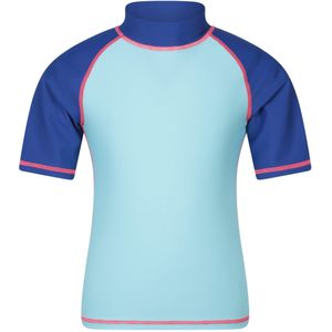 Kinder Kurzarm Badeshirt - Mintgrün