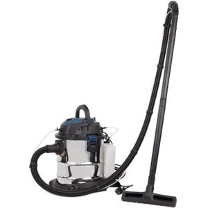 Ferm - Tapijtreiniger - Blauw - 20 Liter - 1400 Watt - 6 Meter Snoer
