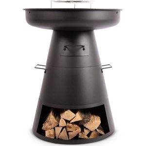 Vuurkorf met bakplaat & grill