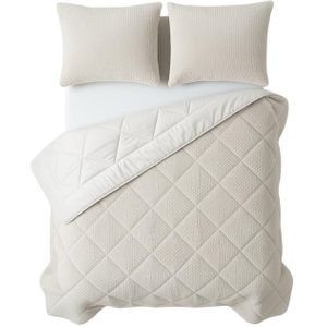 Lazy all-in-one dekbed Teddy fur - beige