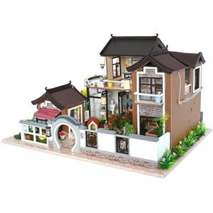Crafts&Co Bouwpakketten Volwassenen & Kinderen - Houten Poppenhuis - Miniatuur Bouwpakket - Japan