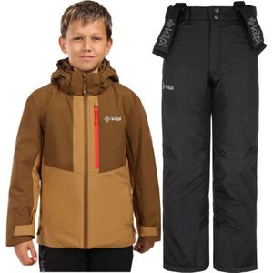 Kilpi Mimas/Denver skiset, junior, zwart/bruin