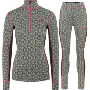 Kari Traa Rose H/Z/Rose ski ondergoed set, dames, groen