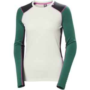 Helly Hansen - Lifa Merino Midweight Crew - Ondershirt - Emerald - 57% Merino Wol / 43% Polypropyleen