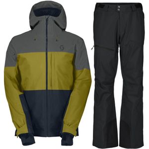 Scott Ultimate Dryo 10, set, heren, grijs/groen/zwart