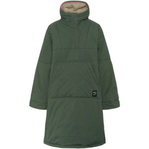 Kari Traa - Malene - Cape - Donkergroen - Dames - 160 g Vulling - Waterdicht