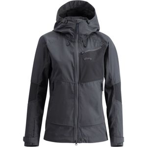 Lundhags Tived Stretch Hybrid Jacket, softshell jas, dames, grijs