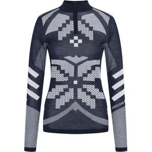 Kari Traa Faith HZ, thermoshirt, dame, donkerblauw