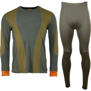 Aeonian de TARA/Helios Merino One ski ondergoed set, heren, groen