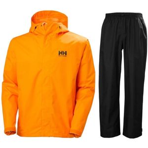 Helly Hansen Seven J/HH Rain, regenpak, heren, oranje/zwart