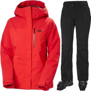 Helly Hansen Legendary/Snowplay skiset, dames, zwart/rood