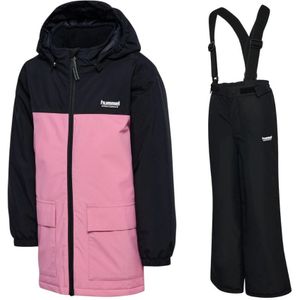 Hummel hmlJR Block WP 8K/10K set, roze/zwart, junior