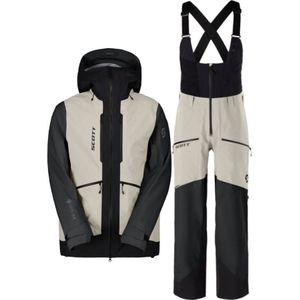 Scott Vertic GTX 3L shell jas / shell broek set, heren, zwart/grijs-wit