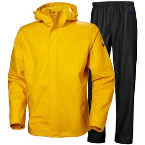 Helly Hansen Moss regenpak, heren, geel/zwart