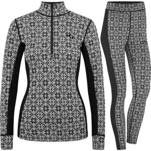 Kari Traa Rose H/Z/Rose ski ondergoed set, dames, zwart