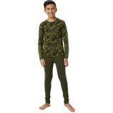 Helly Hansen - JR Graphic Lifa Merino - Set - Groen - Merino Wol - Polypropyleen