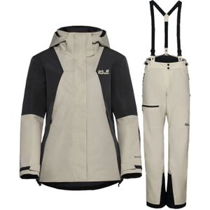 Jack Wolfskin Flowline Pro 2L Ins sæt, dame, beige